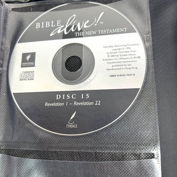Bible Alive! 61 Audio Bible CD Set In Black Zipper Case Old & New Testament - Picture 2 of 6